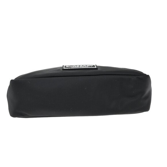 BURBERRY Logo Clutch Pouch Bag Nylon Black SHW 65RF576 - Picture 6 of 16